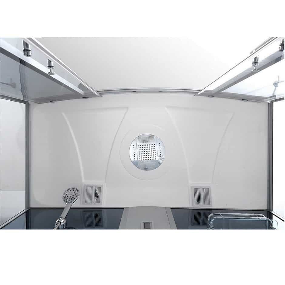 Cabina doccia 120x80 idromassaggio con bagno turco - Gaia 21 - DeltaBagni